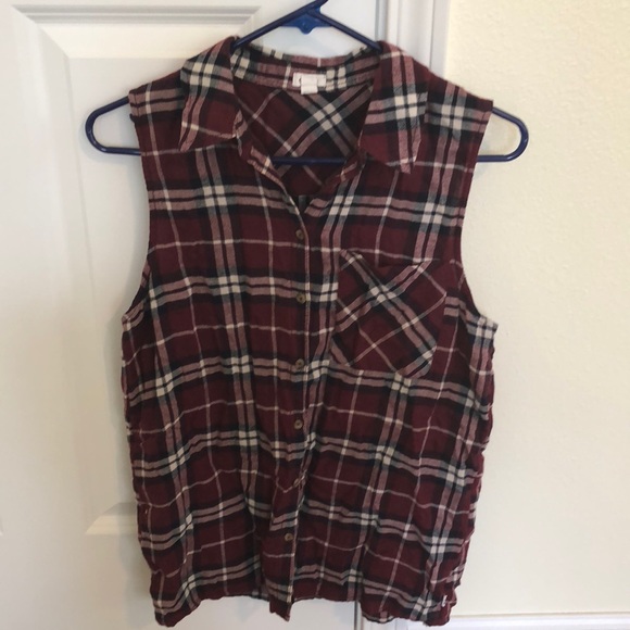 Garage flannel Vest - Picture 1 of 2